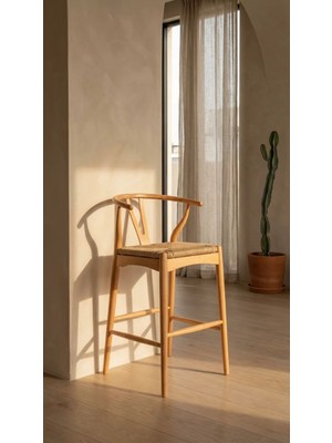 Silla Concept Havana Bar Sandalyesi Örme Oturum Naturel Ahşap Ada Sandalye