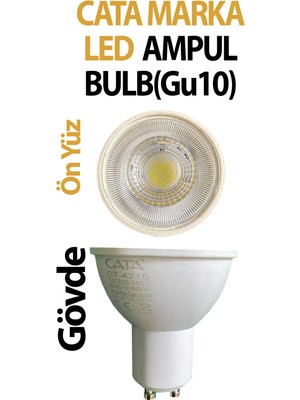 Cata LED Çanak Ampul Beyaz Işık CT-4215 7 W GU10 Duy