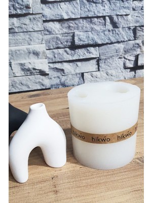 Özgürce El Yapımı Taş Tozu Silikon Vazo Kalıbı, Bohem Tarzı Dekorasyon Ürünü