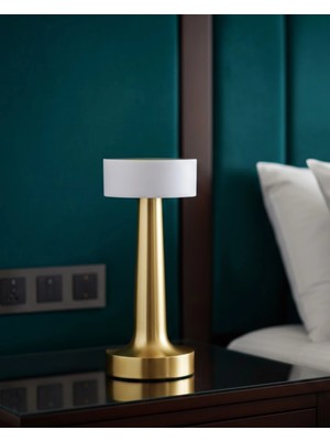Aydogan's Şarjlı Dokunmatik LED Masa Lambası 3 Renk Dimmer Özellikli