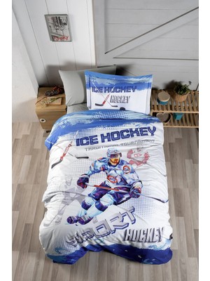 First Choice Hockey %100 Pamuk 150 Tc (56 Tel) Ranforce Tek Kişilik Nevresim Takımı