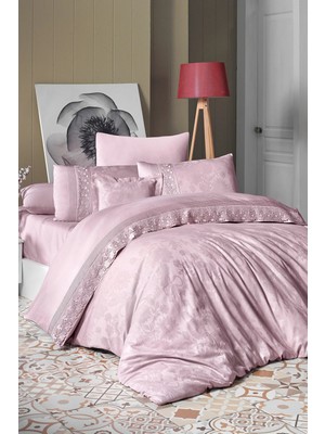 First Choice Buhara %100 Pamuk Dantelli Çift Kişilik Nevresim Takımı