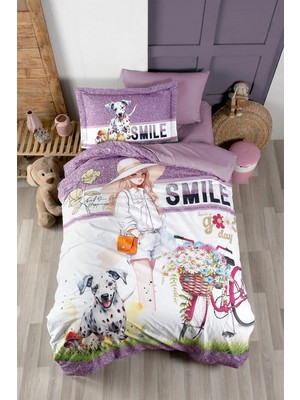 First Choice Eyna %100 Pamuk 150 Tc (56 Tel) Ranforce Tek Kişilik Nevresim Takımı