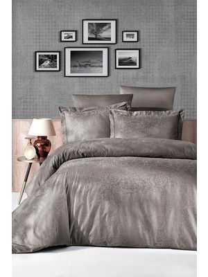 First Choice Tecna %100 Pamuk Saten 200 Tc (80 Tel) Jakarlı Çift Kişilik Nevresim Takımı