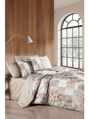 First Choice Arter %100 Pamuk 300 Tc (120 Tel) Çift Kişilik Nevresim Takımı