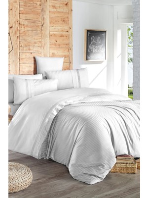 First Choice Galla 100 Pamuk 150 Tc (56 Tel) Jakarlı Çift Kişilik Nevresim Takımı