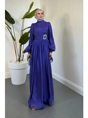 Merven Akyüz Mahsa Tokalı Janjan Abiye Lila