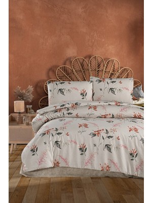 First Choice Karen %100 Pamuk Çift Kişilik Nevresim Takımı - Lastikli Çarşaf