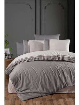 First Choice Groovy %100 Pamuk 200 Tc Deluxe Saten (80 Tel) Çift Kişilik Nevresim Takımı