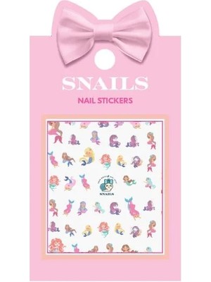 Snails Tırnak Sticker Seti- Aqualand