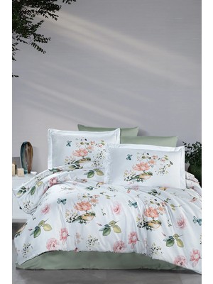 First Choice Alice %100 Pamuk Saten 200 Tc (80 Tel) Çift Kişilik Nevresim Takımı