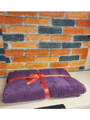 Özdilek Svv Border Orta Boy Banyo Havlusu (76X147) - Mulberry (Karadut)