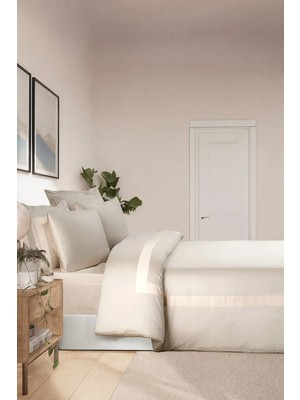 First Choice Montova %100 Pamuk 300 Tc (120 Tel) Çift Kişilik Nevresim Takımı