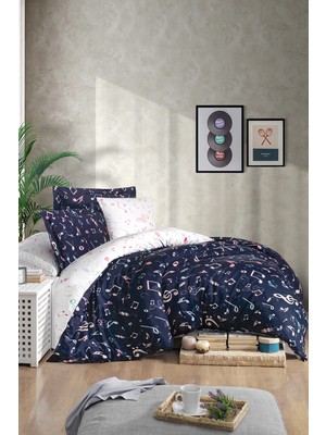 First Choice Muses %100 Pamuk Saten Jakarlı Çift Kişilik Nevresim Takımı