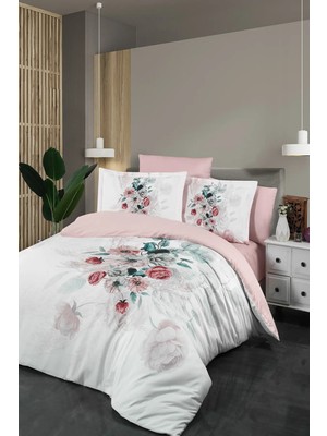 First Choice Glen %100 Pamuk Saten 200 Tc (80 Tel) Çift Kişilik Nevresim Takımı