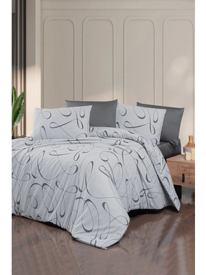 First Choice Alfeo %100 Pamuk 150 Tc (56 Tel) Ranforce Çift Kişilik Nevresim Takımı