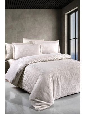 First Choice Sofya %100 Pamuk Saten 200 Tc (80 Tel) Jakarlı Çift Kişilik Nevresim Takımı