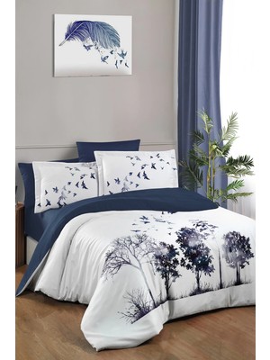 First Choice Influx %100 Pamuk Saten 200 Tc (80 Tel) Çift Kişilik Nevresim Takımı