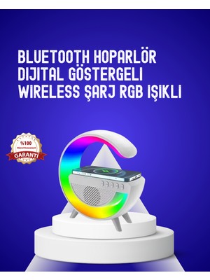 Lowell Home Ieg 13 Renk Seçenekli Kablosuz Şarj Cihazlı LED Lamba RSIEG14544-LWLHM