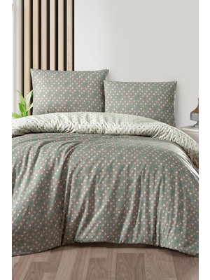 First Choice Eldon %100 Pamuk Çift Kişilik Nevresim Takımı - Lastikli Çarşaf