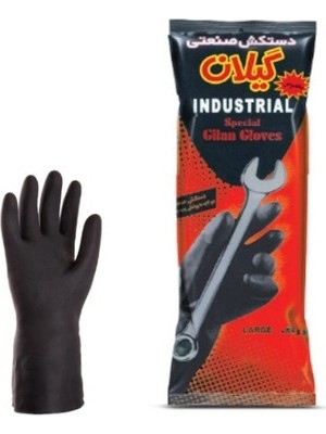 Livenda Siyah Renkli Endüstriyel Eldiven