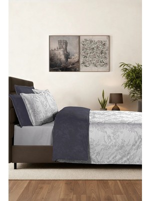 First Choice Merida %100 Pamuk 300 Tc (120 Tel) Çift Kişilik Nevresim Takımı