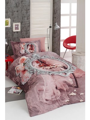 First Choice Violin %100 Pamuk Saten 200 Tc (80 Tel) Tek Kişilik Nevresim Takımı