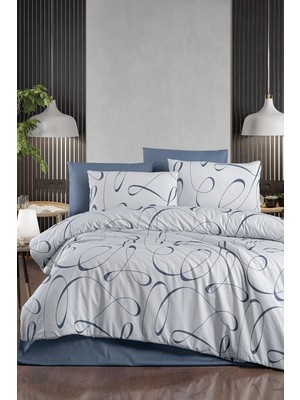 First Choice Alfeo %100 Pamuk 150 Tc (56 Tel) Ranforce Çift Kişilik Nevresim Takımı