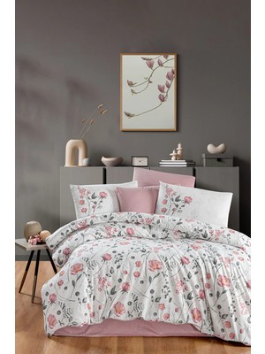 First Choice Nancy %100 Pamuk 150 Tc (56 Tel) Jakarlı Tek Kişilik Nevresim Takımı