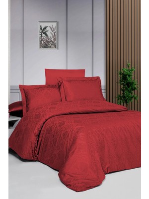 First Choice Vladya %100 Pamuk Saten 200 Tc (80 Tel) Jakarlı Çift Kişilik Nevresim Takımı