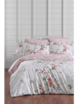 First Choice Matilde %100 Pamuk Saten 200 Tc (80 Tel) Çift Kişilik Nevresim Takımı