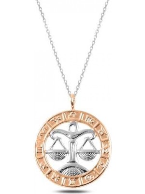 Supertrend ​gümüş Rose Terazi Burcu Kolye