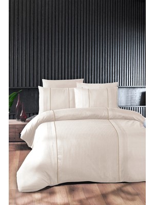 First Choice Elegant 100 Pamuk 150 Tc (56 Tel) Jakarlı Çift Kişilik Nevresim Takımı