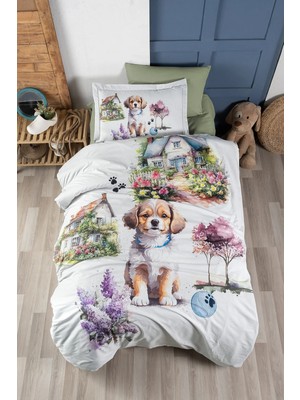 First Choice Charlie %100 Pamuk 150 Tc (56 Tel) Jakarlı Tek Kişilik Nevresim Takımı