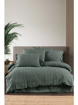 First Choice Ardus %100 Pamuk Stonewashed Çift Kişilik Nevresim Takımı