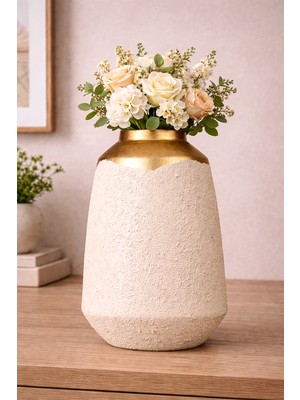 Özgürce El Yapımı Modern Seramik Vazo, Şık ve Şekilli Ev Dekoru