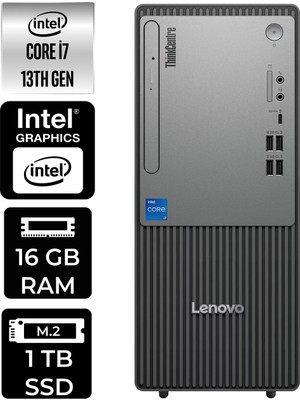 Lenovo Thinkcentre Neo 50T Intel Core I7 13700 16GB 1tb SSD Fdos Masaüstü Bilgisayar & Per4 USB Bellek 12UB000HTRP302