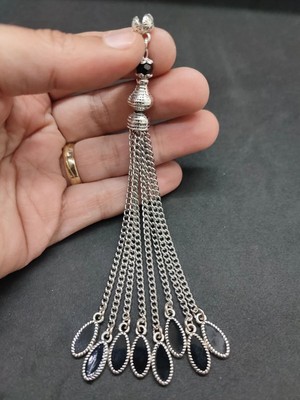 İskeçe Tesbih 475 Ayar Gümüş Tesbih Püskülü