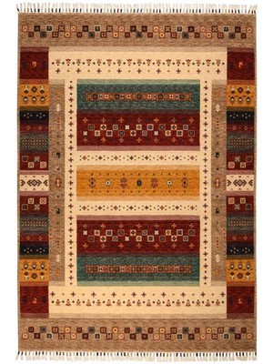 Çam Halı Sultani 810 Vizon Yün ve Bambu ile Özel Tezgahlarda Üretilen Otantik Desenli El Emeği Modern Uşak Halısı