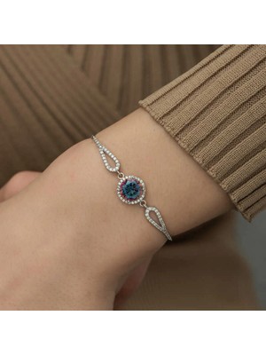 Supertrend Gümüş Mistik Topaz Bileklik