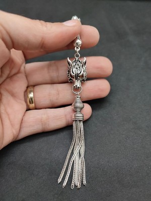 İskeçe Tesbih 475 Ayar Gümüş Tesbih Püskülü