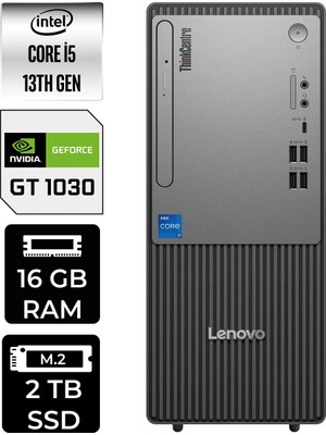 Lenovo Thinkcentre Neo 50T Intel Core I5 13400 16GB 2tb SSD GT1030/4GB W11P Masaüstü Bilgisayar & Per4 USB Bellek 12UB000BTRP463
