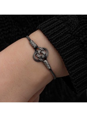 DMR Elegance Gümüş Kazaziye Örgü Bileklik