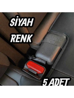 Figürcüm ( 5ADET ) Tüm Araçlara Uyumlu Araç Içi Koltuk Tokası Aparatı Kemer Tokası