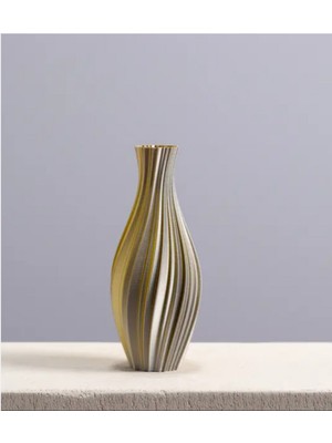 Özgürce Şık ve Zarif Spiral Vazo, Modern Dekorasyon Için Mükemmel Seçim