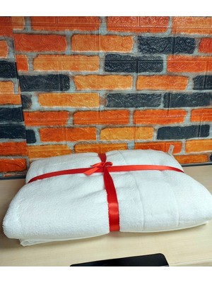Özdilek Svv Border Büyük Boy Banyo Havlusu (89X173) - White (Beyaz)