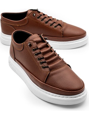 Belirtilmemiş Taba Yeni Sezon Lastikli Bağlı Erkek Casula Ayakkabı