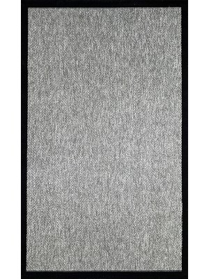 Sisal Sl-6 Antrasit Dekoratif Desenli Çerçeveli Halı