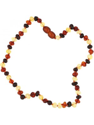 Supertrend Bebek Damla Kehribar Diş Kolye