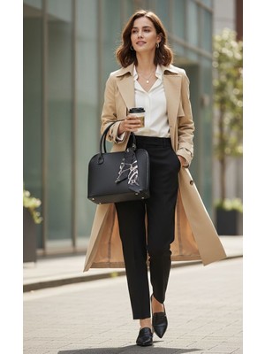 Han Çanta Han Siyah El ve Omuz Çantası